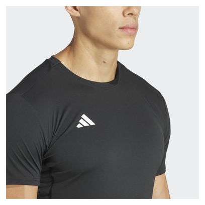 adidas Performance Adizero Short Sleeve Jersey Zwart