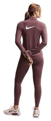 Haut 1/2 Zip Nike Tempo Swoosh Run Rose Femme