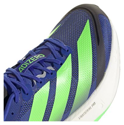 Chaussures Running adidas Adizero Boston 13 Bleu/Vert Homme