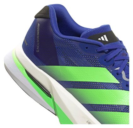 Chaussures Running adidas Adizero Boston 13 Bleu/Vert Homme