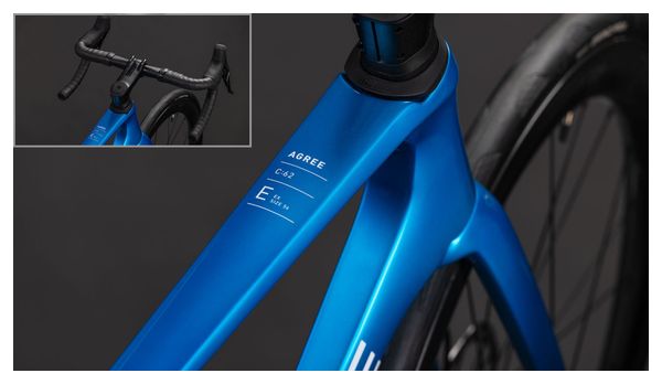 Vélo de Route Cube Agree C:62 EX Sram Rival AXS 12V 700 mm Bleu Topas 2026