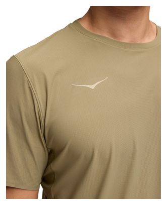 Hoka Airolite 2.0 Short Sleeve Shirt Men's Khaki