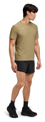 Hoka Airolite 2.0 Short Sleeve Shirt Men's Khaki