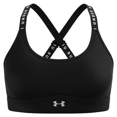 Sujetador Under Armour Infinity Mid Covered negro mujer