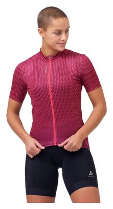 Maillot Manches Courtes Odlo Zeroweight Chill-Tec Rose 