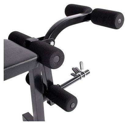 Banc de musculation multifonction inclinable dossier réglable butterfly fixation jambes support haltères charge max 255 kg station banc d haltérophilie complet fitness 01_0000198