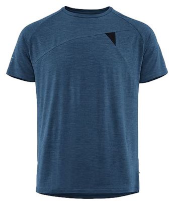 Tee-Shirt Technique Klättermusen Fafne Mountain Blue / Bleu