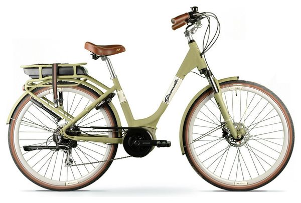 Bicicleta eléctrica urbana  Granville E-PremiumShimano Acera 8S 300 Wh 700 mm Oliva 2022
