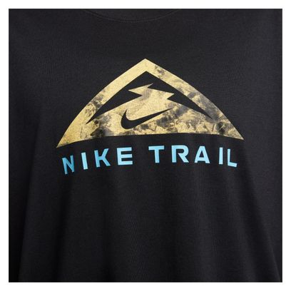 Camiseta de trail Nike Dri-Fit Mujer Negro