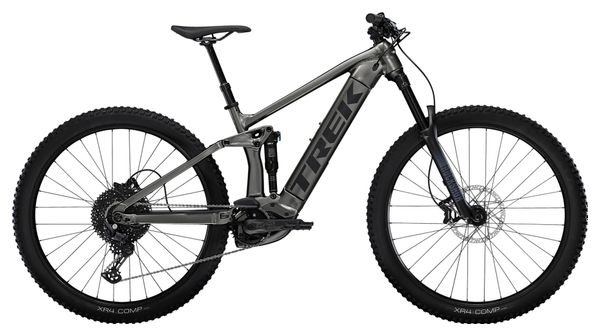 VTT Électrique Tout-Suspendu Trek Rail 5 Shimano Deore 12V 625 Wh 29'' Gris Mercure 2023