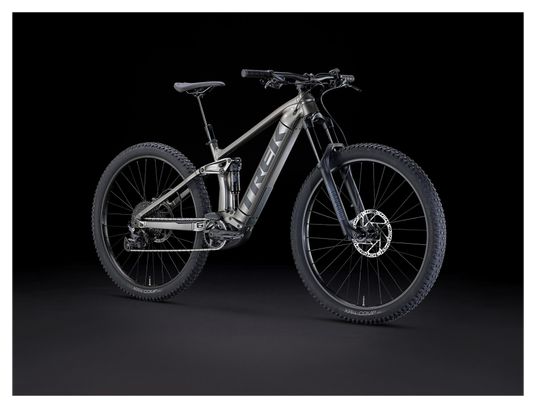 Trek Rail 5 Shimano Deore 12V 625 Wh 29'' Grigio Mercurio 2023 Mountain Bike Elettrica a sospensione totale