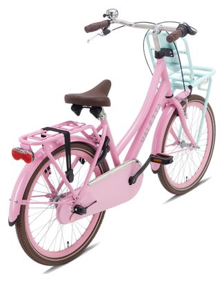 Vélo Enfant Valetta Cargo N3 - Filles - 22 pouces - Rose / Menthe