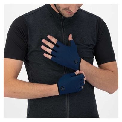 Gants Velo Rogelli Solid - Homme - Bleu foncé