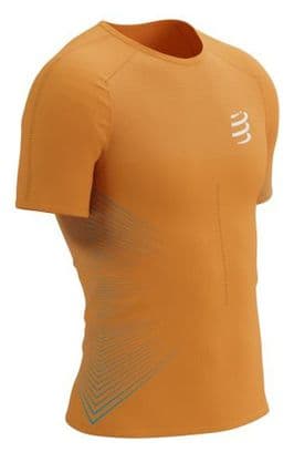 Compressport Performance Orange/Blue short-sleeved shirt