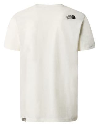T-Shirt Manches Courtes The North Face Graphic Blanc