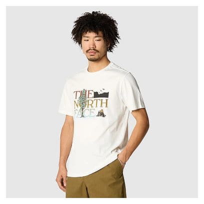 T-Shirt Manches Courtes The North Face Graphic Blanc
