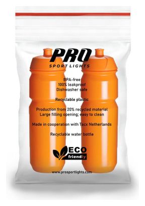 2x Bidons 750 ml - Orange