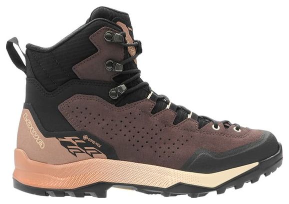 Lowa Explorer Gore-Tex Mid wandelschoenen, bruin/bordeauxrood, dames