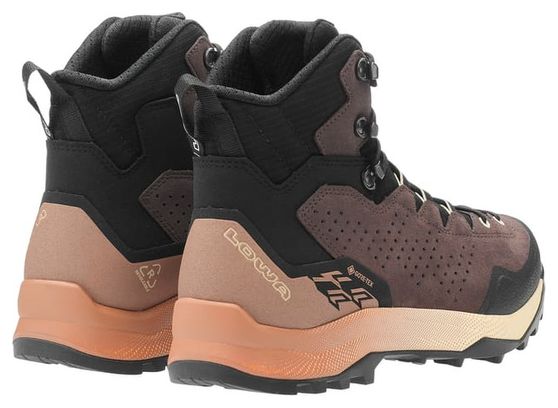Lowa Explorer Gore-Tex Mid wandelschoenen, bruin/bordeauxrood, dames