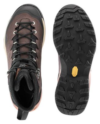 Lowa Explorer Gore-Tex Mid wandelschoenen, bruin/bordeauxrood, dames