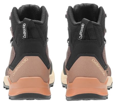 Lowa Explorer Gore-Tex Mid wandelschoenen, bruin/bordeauxrood, dames