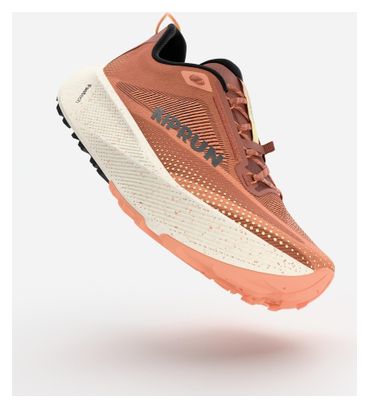 Zapatillas de running Kiprun Kipride Gravel naranja para mujer