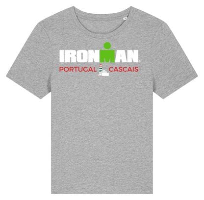 T-Shirt Manches Courtes Ironman Portugal-Cascais Gris Femme