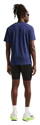 Maglia a maniche corte Nike Miler blu da uomo