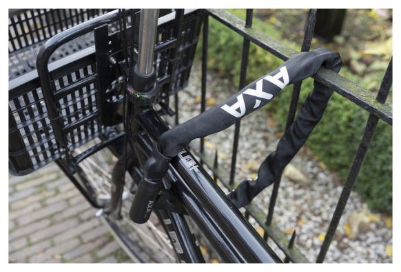 AXA Cadenas Linq 100Cm X Ø9.5Mm - Noir (Emballage Retail)