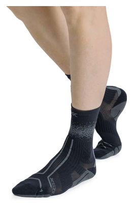 Chaussettes X-Socks Trailrun Terraskin Perform Crew Noir/Gris