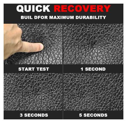 Tapis de protection fitness anti-dérapant équipement sport sol Noir