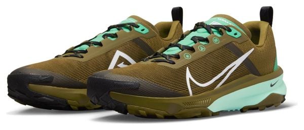 Nike React Terra Kiger 9 Khaki Green Trail Running Shoes