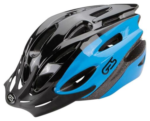 Casque vélo enfant GES® Apache - Noir/Bleu S (47-52cm) Noir/Bleu