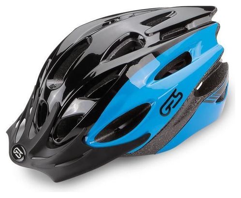 Casque vélo enfant GES® Apache - Noir/Bleu S (47-52cm) Noir/Bleu