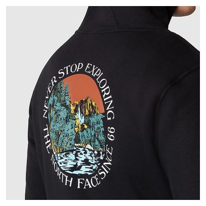 The North Face Seasonal Graphic Hoodie Schwarz
