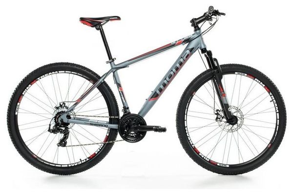 VTT Semi-Rigide Moma Bikes GTT 29'' SHIMANO 24V Argent