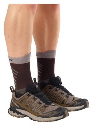 Scarpe da trail Salomon XA Pro 3D V9 marroni da uomo