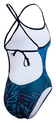 Sailfish Damesbadpak Durability Single X Blauw / Roze