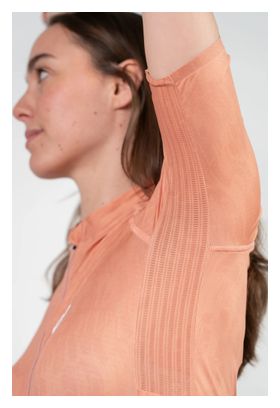 Maglia Wilma Muriel arancione da donna a maniche corte