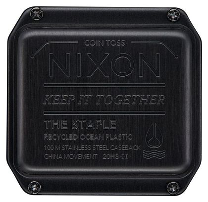 Montre de sport Nixon Staple Noir / Or