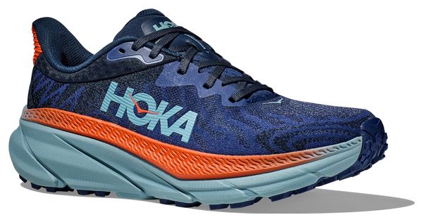 Chaussures de Trail Running Hoka Challenger 7 Bleu Rouge