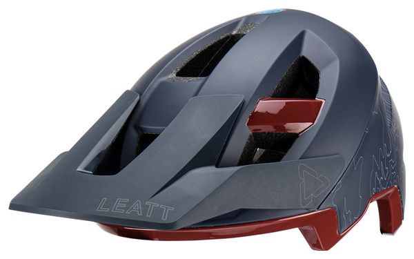 Casque Leatt MTB AllMtn 3.0 Bleu/Bordeaux