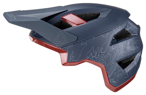 Casque Leatt MTB AllMtn 3.0 Bleu/Bordeaux