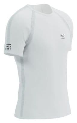 Maillot manches courtes Compressport Training SS Tshirt Blanc