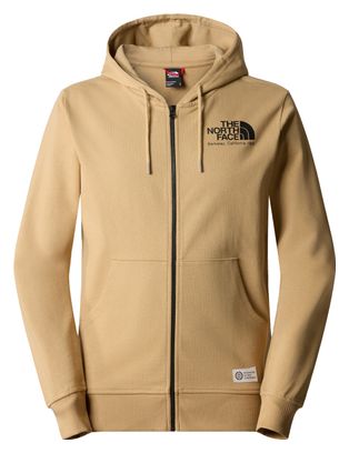 Sweat Zippé à Capuche The North Face Berkeley California Beige