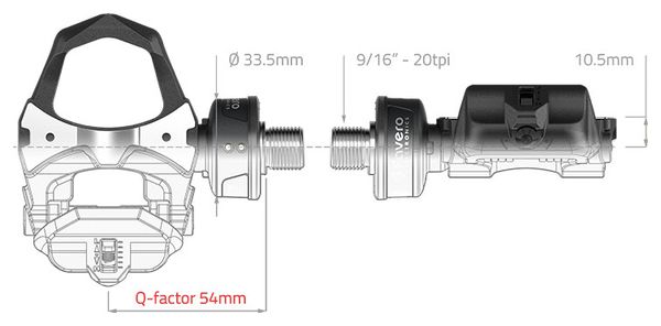 Pair of Pedals Duo Assioma Power Sensor