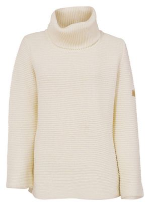 Pull Ivanhoe NLS Holly Coll Blanc Naturel-100% pure laine non teinte