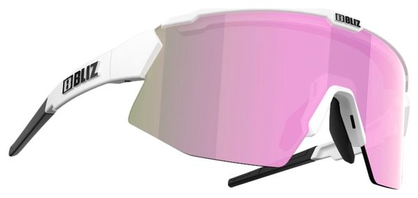 BLIZ Breeze Brille Mattweiß/Pink