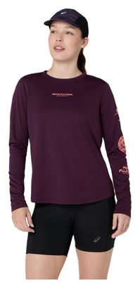 Asics Fujitrail Logo Purple Women's Trail T-Shirt