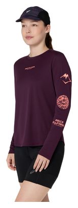 Asics Fujitrail Logo Purple Women's Trail T-Shirt